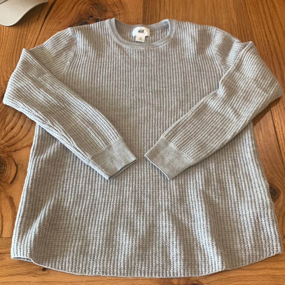 Mens H&M waffle sweater